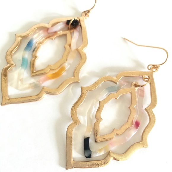 NWT Moroccan Drop Nested Earrings - Picture 4 of 5